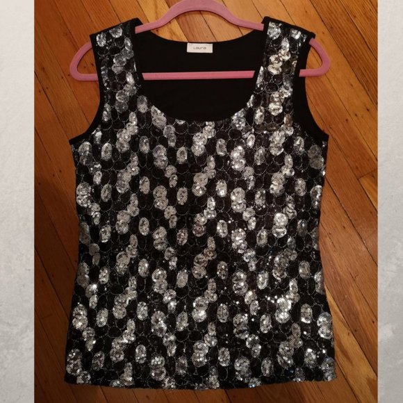 Laura Tops - Laura Sequined Tank